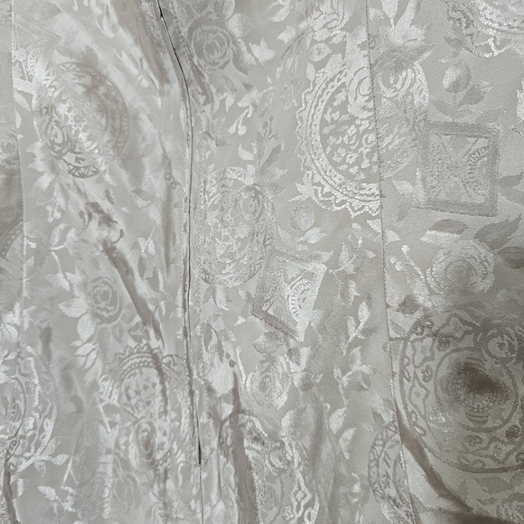 Victoria’s Secret Vintage Gold Label Satin Cream Bodysuit Nightie Large - Picture 12 of 13